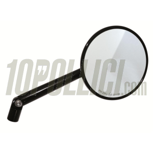 Specchio retrovisore MONTANA, Ø 102mm, nero anodizzato, lunghezza asta 150mm, per Vespa ET, LX, LXV, S, GTS, GTS Super, GTV, GT 60, GT, GT L - DESTRO e SINISTRO