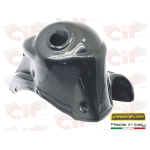 Cylinder cowling Vespa 125 ET3 Primavera, PK125 S, N, ETS, XL, XL2, adattabile anche a Vespa 90, 90SS - CARBONE LOOK