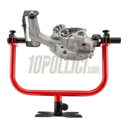 Engine mounting stand SERIE PRO on table - Vespa Smallframe and Largeframe