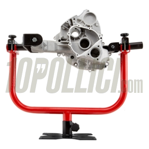 Engine mounting stand SERIE PRO on table - Vespa Smallframe and Largeframe