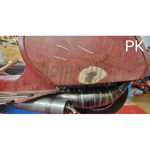 Racing exhaust EGIG PERFORMANCE "Unisex 1,5" Vespa 50, 90, 125 Primavera, ET3, PK
