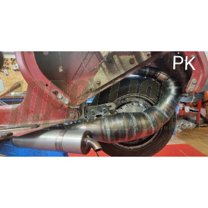 Racing exhaust EGIG PERFORMANCE "Unisex 1,5" Vespa 50, 90, 125 Primavera, ET3, PK