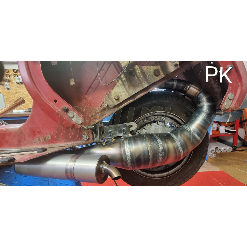 Racing exhaust EGIG PERFORMANCE "Unisex 1,5" Vespa 50, 90, 125 Primavera, ET3, PK