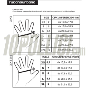 Gloves TUCANO URBANO Gig Pro - XL - 100% leather, black