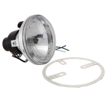 Headlamp SERIE PRO Vespa 50 SS, 90 SS, 125 Primavera, ET3, Super - clear glass look, for halogen bulbs
