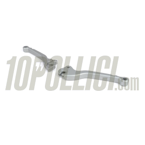 Lever Set brake and clutch BGM PRO CNC for brake disc PX (2004-) - matt silver - Heng Tong - pair