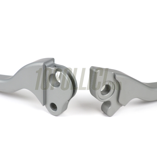 Lever Set brake and clutch BGM PRO CNC for brake disc PX (2004-) - matt silver - Heng Tong - pair