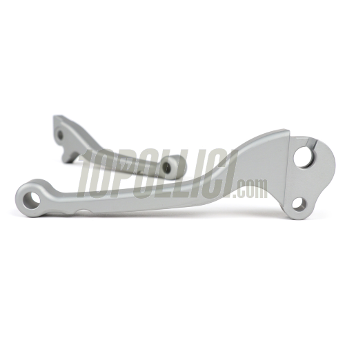 Lever Set brake and clutch BGM PRO CNC for brake disc PX (2004-) - matt silver - Heng Tong - pair