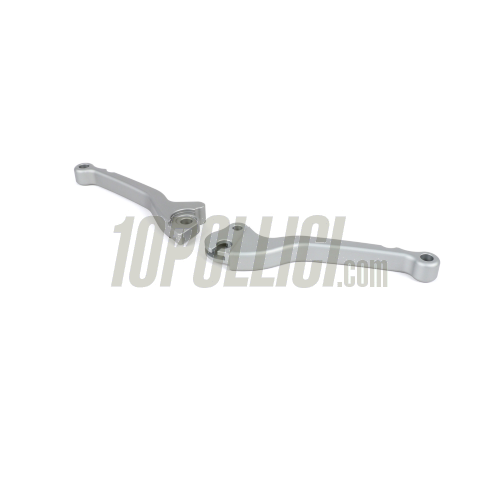Lever Set brake and clutch BGM PRO CNC for brake disc PX (1998-2003) - steel gray - Grimeca - pair