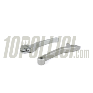 Lever Set brake and clutch BGM PRO CNC for brake disc PX (1998-2003) - steel gray - Grimeca - pair
