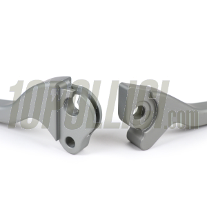 Lever Set brake and clutch BGM PRO CNC for brake disc PX (1998-2003) - steel gray - Grimeca - pair