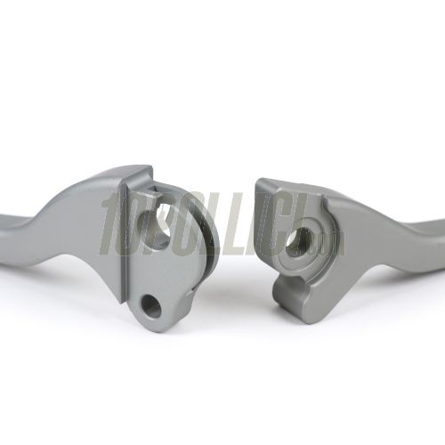 Lever Set brake and clutch BGM PRO CNC for brake disc PX (1998-2003) - steel gray - Grimeca - pair