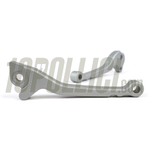 Lever Set brake and clutch BGM PRO CNC for brake disc PX (1998-2003) - steel gray - Grimeca - pair