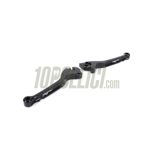 Lever Set brake and clutch BGM PRO CNC for brake disc PX (1998-2003) - black - Grimeca - pair