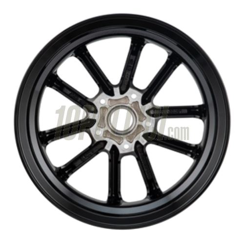 Rim SIP SERIES PORDOI front and rear for Vespa 125-300cc GTS, GTS Super, GTV, GT 60, GT, GT L, 3.00-12", shiny black