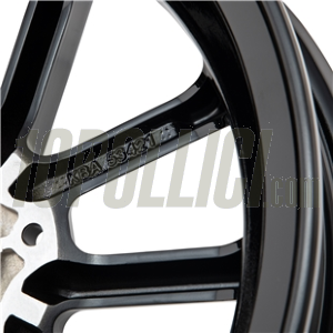 Rim SIP SERIES PORDOI front and rear for Vespa 125-300cc GTS, GTS Super, GTV, GT 60, GT, GT L, 3.00-12", shiny black