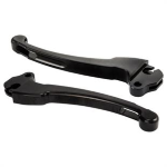 Leve sportive SIP Vespa tutti i modelli con freno a tamburo - alluminio cnc, nero anodizzato - 2 pezzi