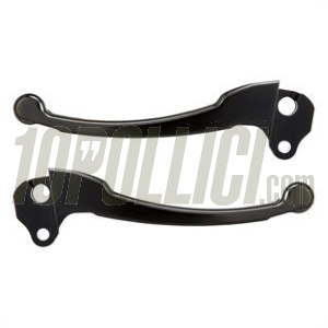 Sport lever set SIP Vespa all models with front drum brake - aluminium, CNC, anodised black - 2 pieces
