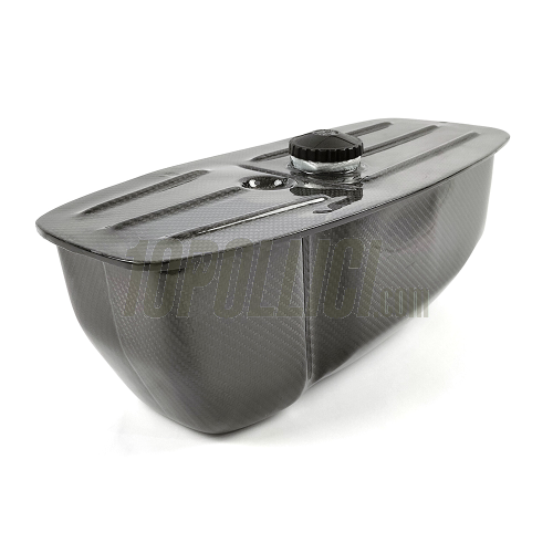 Serbatoio maggiorato 7,5l in fibra di carbonio TOMAS COMPOSITI Vespa 50, Special, 90,125 ET3 Primavera
