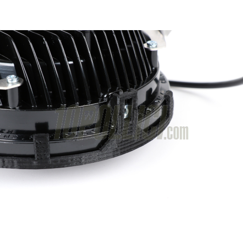Headlamp Unit LED for Vespa PX, PE, Lusso, `98, MY, `11, LML Star 125-200 2T, 4T, round, Ø 143 mm, 12V DC, with e-mark. Also for Vespa Sprint Veloce, GTR, TS, Rally 180-200 - with mounting material