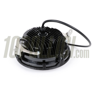 Headlamp Unit LED for Vespa PX, PE, Lusso, `98, MY, `11, LML Star 125-200 2T, 4T, round, Ø 143 mm, 12V DC, with e-mark. Also for Vespa Sprint Veloce, GTR, TS, Rally 180-200 - with mounting material