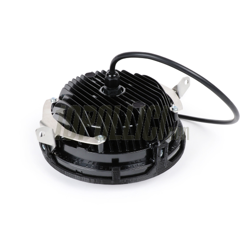 Headlamp Unit LED for Vespa PX, PE, Lusso, `98, MY, `11, LML Star 125-200 2T, 4T, round, Ø 143 mm, 12V DC, with e-mark. Also for Vespa Sprint Veloce, GTR, TS, Rally 180-200 - with mounting material