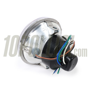 Headlamp Vespa 50 SS, 90 SS, 125 Primavera, ET3, Super - clear glass look, for HS1 halogen bulbs 12v 35/35W