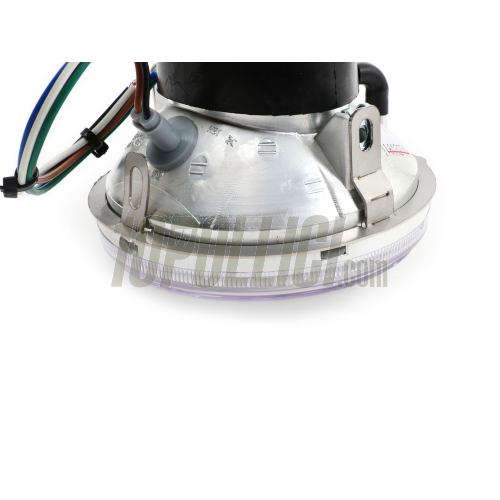 Headlamp Vespa 50 SS, 90 SS, 125 Primavera, ET3, Super - clear glass look, for HS1 halogen bulbs 12v 35/35W