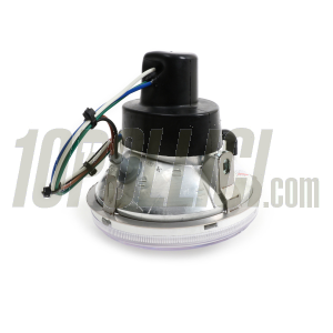Headlamp Vespa 50 SS, 90 SS, 125 Primavera, ET3, Super - clear glass look, for HS1 halogen bulbs 12v 35/35W