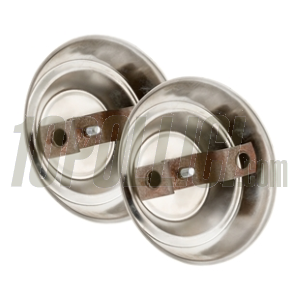 Copricerchi ULMA per cerchio 8" chiuso Vespa 98, 125 V1-15, V30-33, VU, VM, VN, VNA, Hoffmann, VNB, ACMA, 150 VL, VB, VBA, VBB, alluminio lucidato