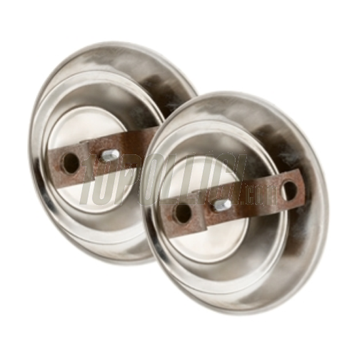 Copricerchi ULMA per cerchio 8" chiuso Vespa 98, 125 V1-15, V30-33, VU, VM, VN, VNA, Hoffmann, VNB, ACMA, 150 VL, VB, VBA, VBB, alluminio lucidato