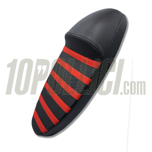 Cushion for seat ITALKAST 2.0 GRIP+ Red Vespa 50, Special, Et3 Primavera - BLACK and RED