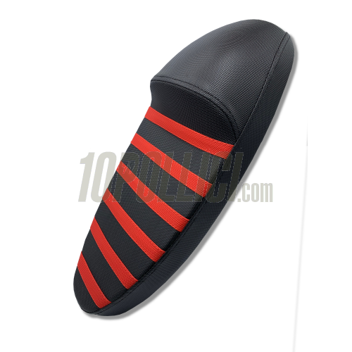 Cushion for seat ITALKAST 2.0 GRIP+ Red Vespa 50, Special, Et3 Primavera - BLACK and RED