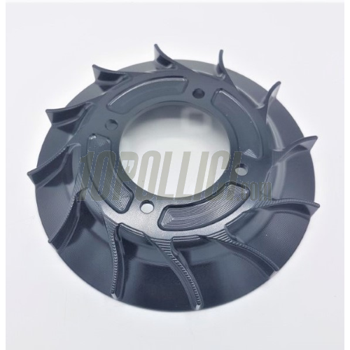 CNC aluminium fan VMC 12 flaps for VMC ignitions - black