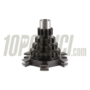 Ingranaggio multiplo 12-13-17-21 denti RMS per Vespa Rally, PX125, 150, 200E, '98, MY, '11, T5, Cosa