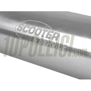 Silenziatore SCOOTER & SERVICE Newline, Ø 85mm, l. 250mm - alluminio