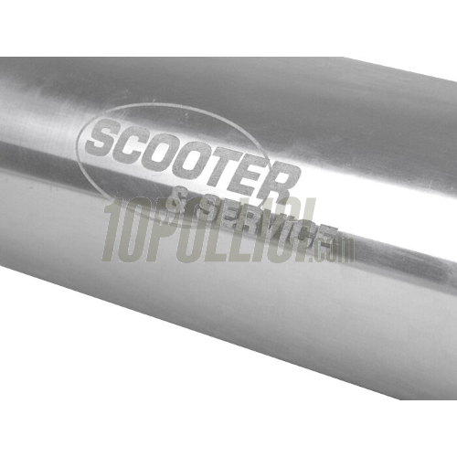 Silenziatore SCOOTER & SERVICE Newline, Ø 85mm, l. 250mm - alluminio
