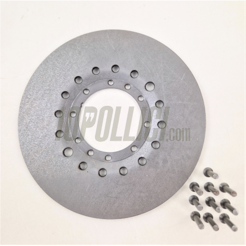 Disc Ø 107 BENELLI for pinion, for 7 springs clutch, with rivets - Vespa Largeframe