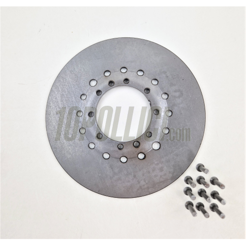 Disc Ø 107 BENELLI for pinion, for 7 springs clutch, with rivets - Vespa Largeframe