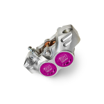 Brake caliper OTTOPUNTOUNO New Era - 4 pistons, 84mm hole to hole - CNC aluminum, anodised purple and silver