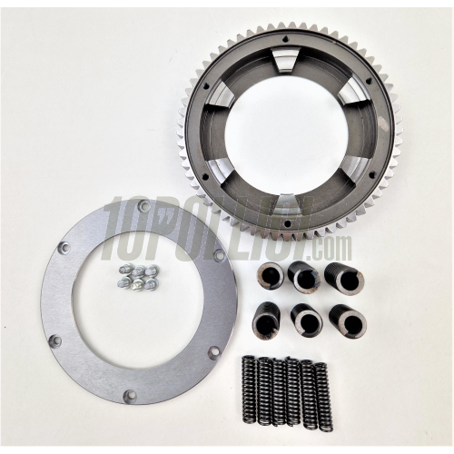 Primary driven gear 62 cogs straight teeth BENELLI with screws fastening repair kitVespa Largeframe