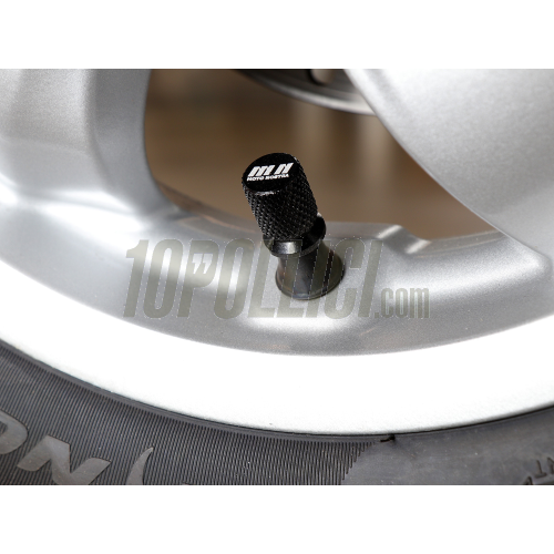 Valve cap MOTO NOSTRA CNC aluminium - anodised grey