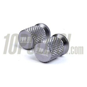 Valve cap MOTO NOSTRA CNC aluminium - anodised grey