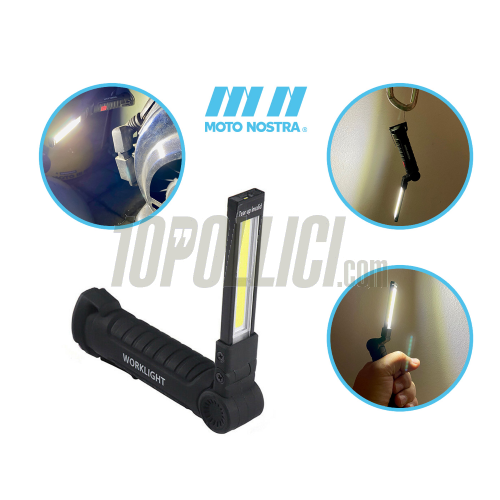 Flashlight MOTO NOSTRA - COB, LED