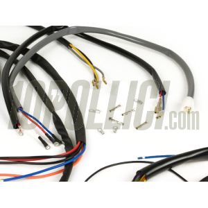 Wiring loom set BGM PRO, Vespa AC, conversion to Vespatronic electronic ignition, Vespa 50 Special,  incl. light switch 