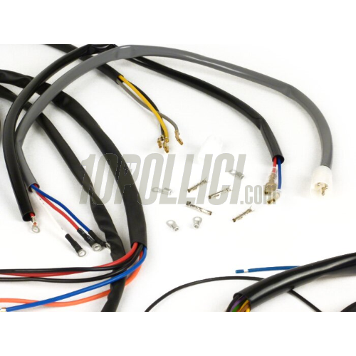 Wiring loom set BGM PRO, Vespa AC, conversion to Vespatronic electronic ignition, Vespa 50 Special,  incl. light switch 
