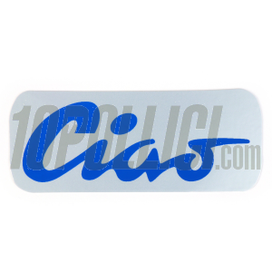 Set targhette per Piaggio Ciao Lusso - blu