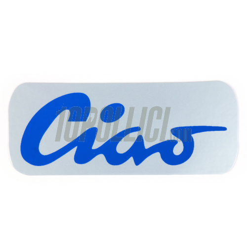 Set targhette per Piaggio Ciao Lusso - blu