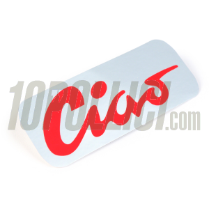 Targhetta serbatoio "Ciao" per Piaggio Ciao - rosso