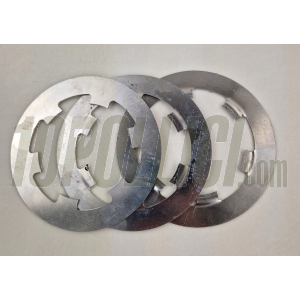 Clutch aluminium plates for FALC Racing clutches Vespa 50, 90, 125 ET3 Primavera, PK